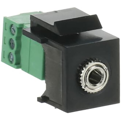 ABB Busch-Jaeger 3,5 mm mini-audio Keystone-Module zwart - 9paa00000232921 - 20087987