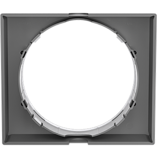 ABB Busch-Jaeger Busch-W&auml;chter&reg; PRO design afneembaar frame aluminium zilver - 9paa00000233884 - 20091057