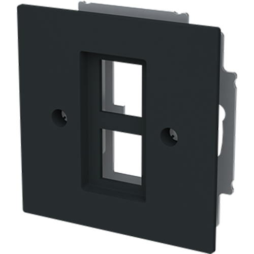 ABB Busch-Jaeger cpl 2 x MJ 216000-2/216005-4 art-matzwart - 9paa00000235516 - 20089347