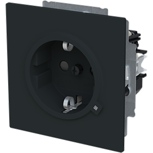 ABB Busch-Jaeger wcd ra cpl bedrijfsLED inb art-matzwart Safety+ - 9paa00000236213 - 20090089