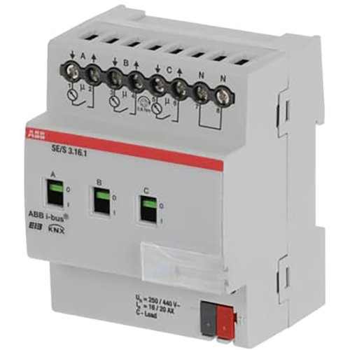 ABB Busch-Jaeger KNX energieaktor 3v 16/20A DIN-rail - 9paa00000236860 - 20087804
