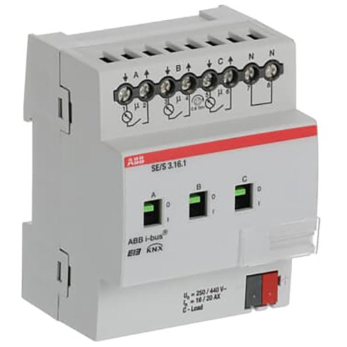 ABB Busch-Jaeger KNX energieaktor 3v 16/20A DIN-rail - 9paa00000236861 - 20087804