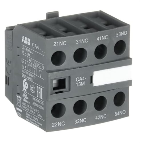 ABB Componenten Hulpcontact frontmontage 4blok 1NO+3NC tbv magneetschak. AF09, AF16..- - 9paa00000240273 - 20093576