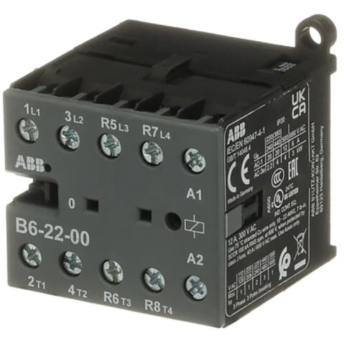 ABB Componenten Mini magneetsch. 4kW 400Vac 4polig spoelcode (0..1) Hulpcontact 0NO +  - 9paa00000242918 - 20127525
