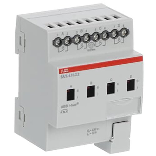 ABB Busch-Jaeger Schakel aktor, standaard KNX 4-voudig, 10 ampere - 9paa00000243673 - 20087866