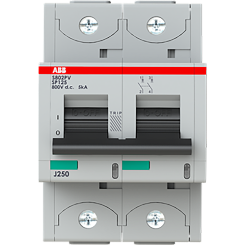ABB Componenten Installatieautomaat S802PV-SP125 - 9paa00000244735 - 20112873