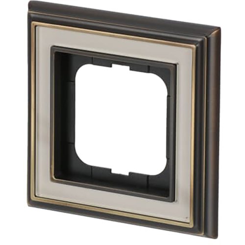 ABB Busch-Jaeger afdekraam 1v dynasty antiek ivoor - 9paa00000250043 - 20089604