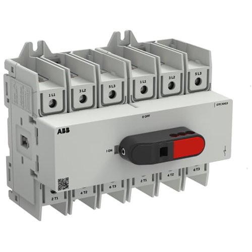 ABB Componenten OT plus omschakelaar framemaat G3 30A, 3P, UL98 - 9paa00000251945 - 20097609