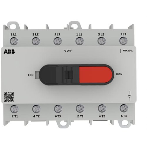 ABB Componenten OT plus omschakelaar framemaat G2 63A, 3P - 9paa00000251951 - 20097605