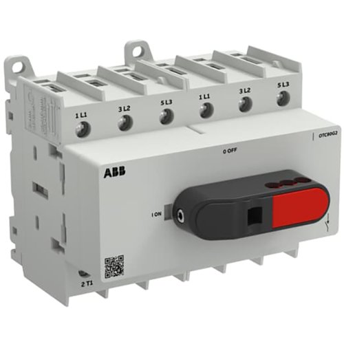 ABB Componenten OT plus omschakelaar framemaat G2 80A, 3P - 9paa00000251960 - 20097607