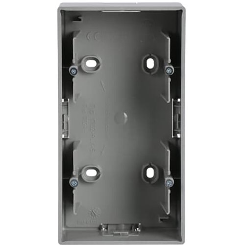 ABB Busch-Jaeger opbouwbak met bodem 2v f-aluzilver - 9paa00000257573 - 20089877