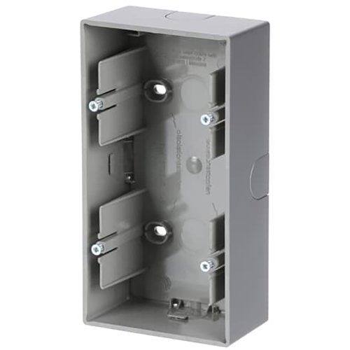 ABB Busch-Jaeger opbouwbak met bodem 2v f-aluzilver - 9paa00000257574 - 20089877
