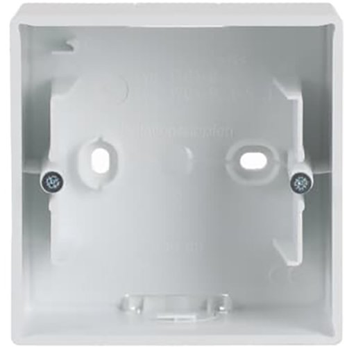 ABB Busch-Jaeger opbouwbak met bodem 1v f-matwit - 9paa00000257578 - 20089883