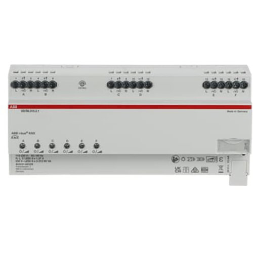 ABB Busch-Jaeger KNX UD/S6.315.2.1 LED Dimmer, 6-voudig, 315W/VA - 9paa00000257646 - 20090305