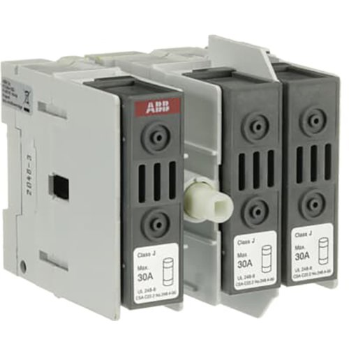 ABB Componenten Veilighedenlastscheider 30A, 3P, J zekering, zijkant bediending - 9paa00000259731 - 20096148