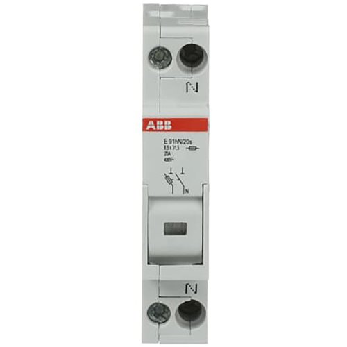 ABB Componenten Zekeringhouder 1 polig+N, 20A, 8.5x31.5mm Doorgebrande zekering indica - 9paa00000270617 - 20124333