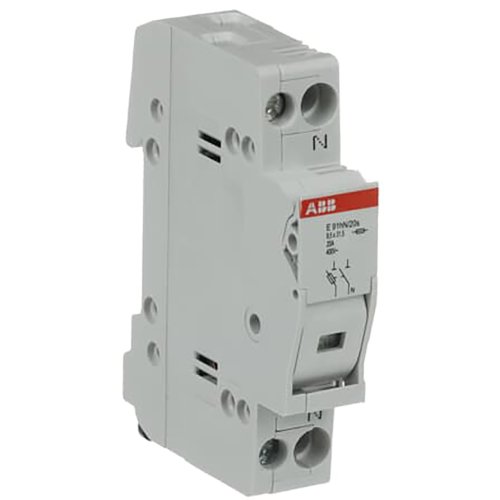 ABB Componenten Zekeringhouder 1 polig+N, 20A, 8.5x31.5mm Doorgebrande zekering indica - 9paa00000270619 - 20124333