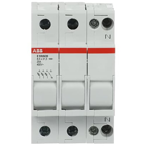 ABB Componenten Zekeringhouder max 20A, voor 8,5x31,5mm fuse - 9paa00000270621 - 20124338
