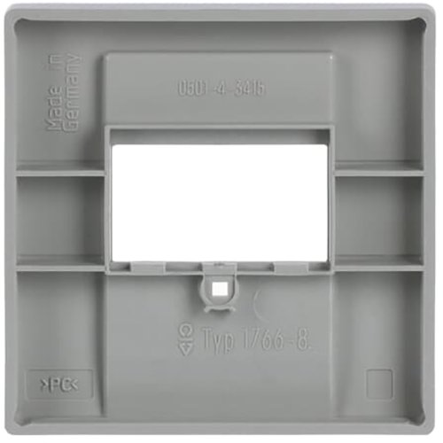 B&J centraalplaat luidspr/tae/usb alu/zilver 1766-83 - 9paa00000273347 - 3030129
