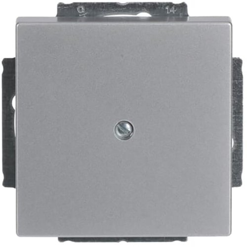 B&J centraalplaat blind alu/zilver 1742-83 - 9paa00000273348 - 3030020