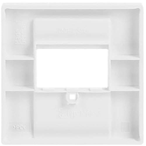 B&J centraalplaat luidspr/tae/usb matwit 1766-884 - 9paa00000273431 - 3131627