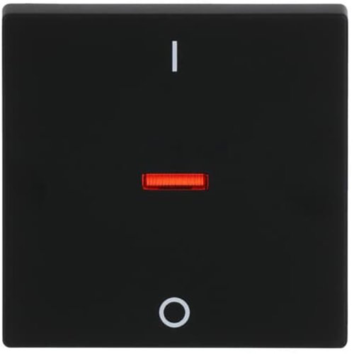ABB Busch-Jaeger wip rode lens v 2P 3P f-matzwart - 9paa00000273558 - 20089080