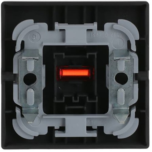 ABB Busch-Jaeger wip rode lens v 2P 3P f-matzwart - 9paa00000273561 - 20089080