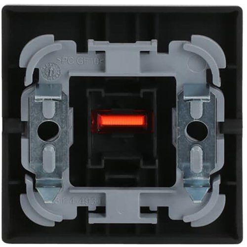 B&J bedieningselement rode lens matzwart 1789-885 - 9paa00000273565 - 3135270
