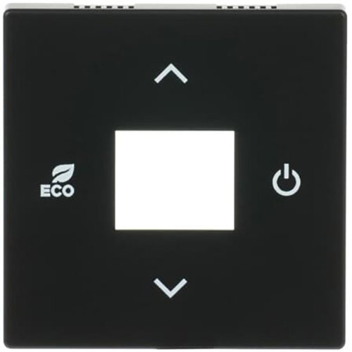 ABB Busch-Jaeger FaH cpl thermostaat f-matzwart - 9paa00000273901 - 20090552