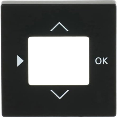 B&J centraalplaat voor timer 6455/56 matzwart 6435-885 - 9paa00000273921 - 3030143