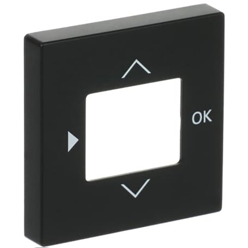 B&J centraalplaat voor timer 6455/56 matzwart 6435-885 - 9paa00000273923 - 3030143