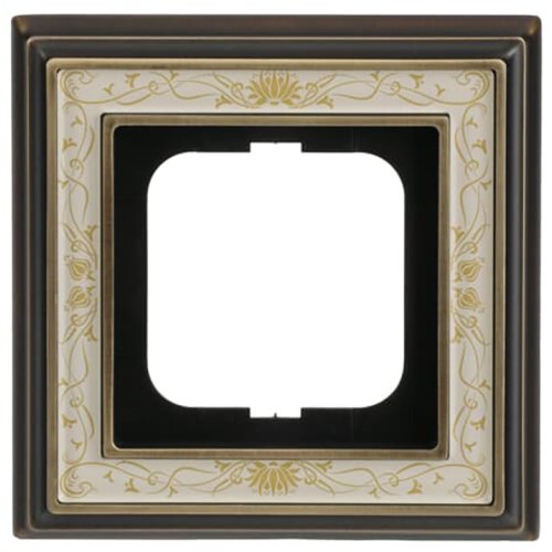 ABB Busch-Jaeger afdekraam 1v dynasty antiek decor ivoor - 9paa00000277624 - 20089614