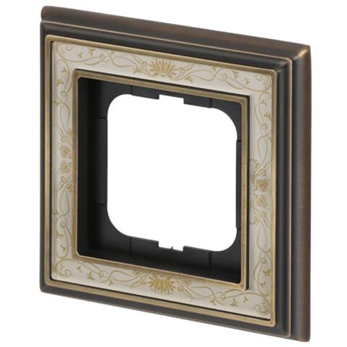 ABB Busch-Jaeger afdekraam 1v dynasty antiek decor ivoor - 9paa00000277625 - 20089614