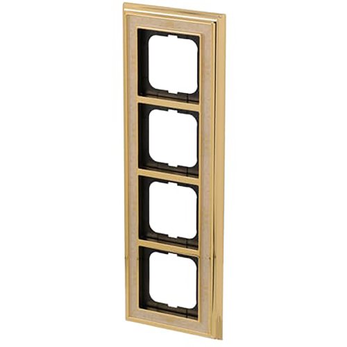 ABB Busch-Jaeger afdekraam 4v dynasty messing decor ivoor - 9paa00000277808 - 20089597