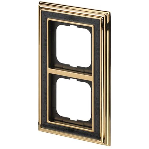ABB Busch-Jaeger afdekraam 2v dynasty messing decor antra - 9paa00000277812 - 20089600