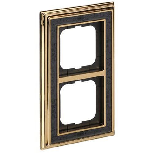 ABB Busch-Jaeger afdekraam 2v dynasty messing decor antra - 9paa00000277813 - 20089600