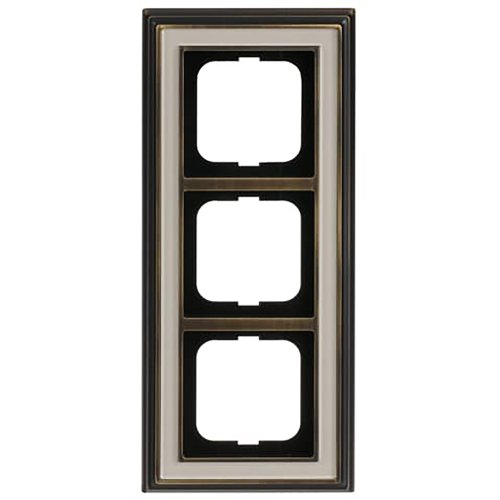 ABB Busch-Jaeger afdekraam 3v dynasty antiek ivoor - 9paa00000277831 - 20089606