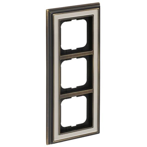 ABB Busch-Jaeger afdekraam 3v dynasty antiek ivoor - 9paa00000277833 - 20089606