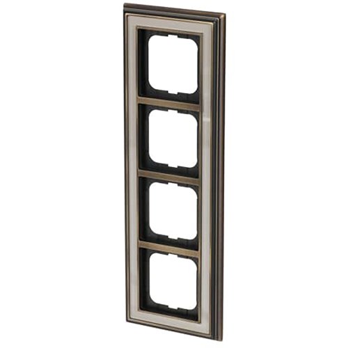 ABB Busch-Jaeger afdekraam 4v dynasty antiek ivoor - 9paa00000277836 - 20089607