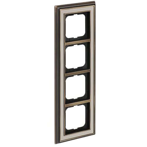 ABB Busch-Jaeger afdekraam 4v dynasty antiek ivoor - 9paa00000277837 - 20089607