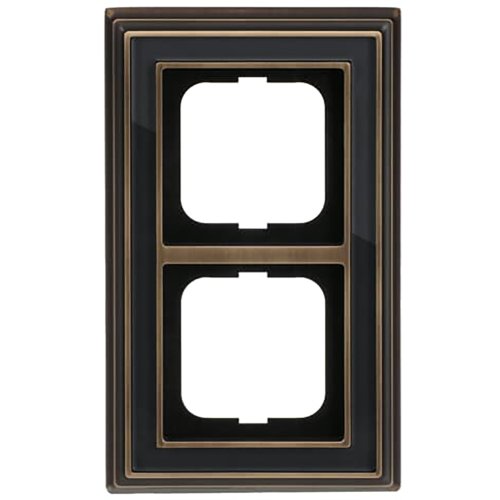 ABB Busch-Jaeger afdekraam 2v dynasty antiek antraciet - 9paa00000277843 - 20089610