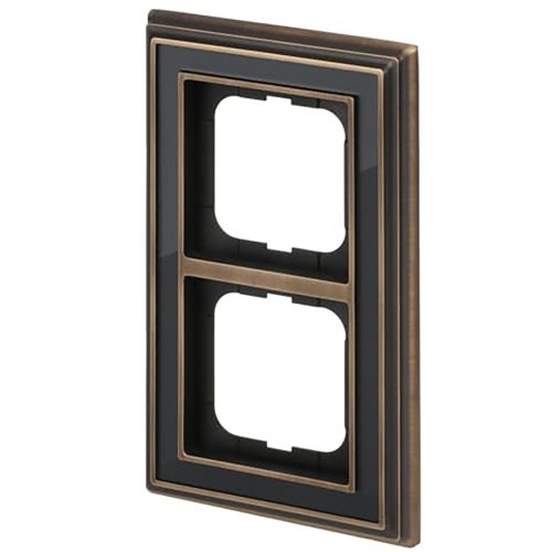 ABB Busch-Jaeger afdekraam 2v dynasty antiek antraciet - 9paa00000277844 - 20089610