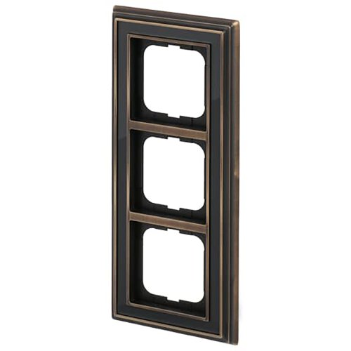 ABB Busch-Jaeger afdekraam 3v dynasty antiek antraciet - 9paa00000277848 - 20089611