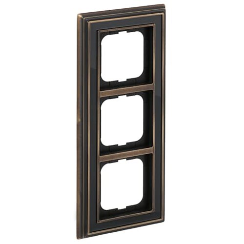 ABB Busch-Jaeger afdekraam 3v dynasty antiek antraciet - 9paa00000277849 - 20089611