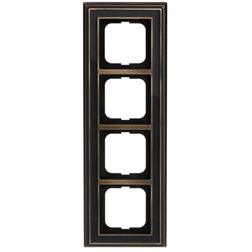 ABB Busch-Jaeger afdekraam 4v dynasty antiek antraciet - 9paa00000277851 - 20089612