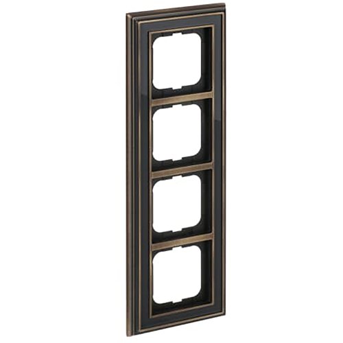 ABB Busch-Jaeger afdekraam 4v dynasty antiek antraciet - 9paa00000277853 - 20089612