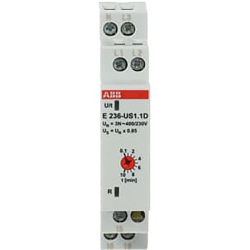 ABB Componenten Netwachter 3 fase naar nul met vaste instelling 1 module, 195V,0,1-10m - 9paa00000280045 - 20114114