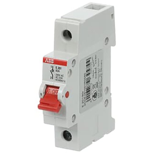 ABB Componenten Aan-Uit schakelaar, rood 1 polig, 80A - 9paa00000280054 - 20114117