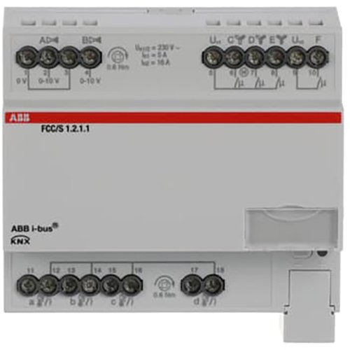 ABB Busch-Jaeger Fan Coil Controller ClimaEco KNX 0-10V, 3-stage, MDRC - 9paa00000280087 - 20087838