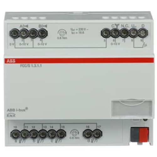 ABB Busch-Jaeger Fan Coil Controller ClimaEco KNX 0-10V, 0-10V, MDRC - 9paa00000280091 - 20087840